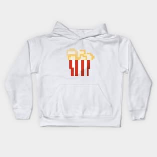 Pixel Art - popcorn Kids Hoodie